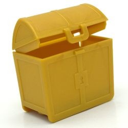 11249-115G DUPLO schatkist (PAKKETPOST) goud, parel gebruikt *