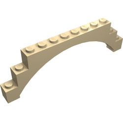 14707-2 Steen, boog 1x12x3 VERHOOGDE BOOG crème NIEUW *