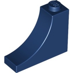 18653-63 Steen,omgekeerde halve boog 1x3x2 blauw, donker NIEUW *