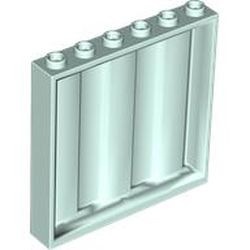 23405-152 Paneel 1x6x5 met planken (zijkanten) aqua, licht NIEUW *5D0000