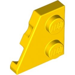 24299-3 Wig plaat 2x2 links geel NIEUW *1L221+2