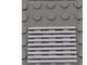 2494pb08-12G Glas for raam 1x4x5 met 9 witte strepen (sticker) transparant gebruikt *0B000