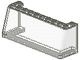 2694-12 Ruit 3x10x3 transparant NIEUW *