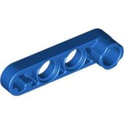 2825-7 Technic, Hefbalk 1x4 dun met nopverbinding blauw NIEUW *1D000
