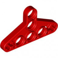 2905-5 Technic Driehoek dun ('kleerhangertje') rood NIEUW *1D000