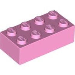 3001-104 Steen 2x4 roze, helder NIEUW *5K0000