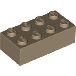 3001-69G Steen 2x4 crème,donker gebruikt *5K0000