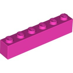 3009-47 Steen 1x6 roze, donker NIEUW *5K0000
