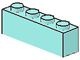 3010-41 Steen 1x4 aqua NIEUW *5K0000