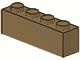 3010-69 Steen 1x4 crème,donker NIEUW *5K0000