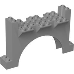 30272-86 Boog 2x12x6 kasteelmuur PAKKETZENDING! grijs, licht (blauwachtig) NIEUW *