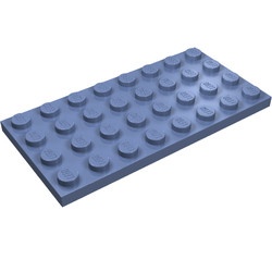 3035-55G Platte plaat 4x8 blauw, zandkleurig gebruikt *5K0000