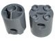 30361-85 Steen, 2x2x2 rond (Robot Body) (loc 03-03) grijs, donker (blauwachtig) NIEUW *1L000
