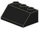 3038-11G Dakpan 45 graden 3x2 zwart gebruikt *1L152/53