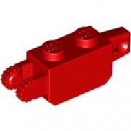 30386-5G Scharniersteen 1x2 1 en 2 vingers uiteinde rood gebruikt *1L0000