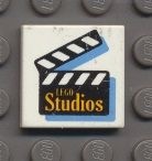 3068bpx6-1 Tegel 2x2 Studio's klapper wit NIEUW *0D008
