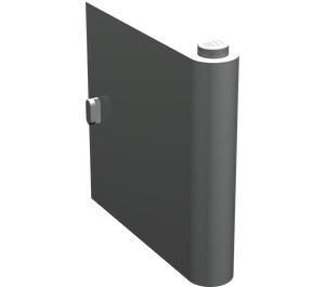3195-9G Deur 1x5x4 links (dicht) lichtgrijs (klassiek) gebruikt *1L0000