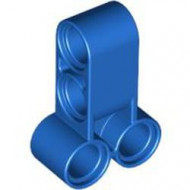 32557-7 Technic, Pin koppelaar gedraaid lang (asgat 2x2 hor/hoek 90 graden 2x2 vert) blauw NIEUW *0B010