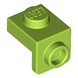 36841-34 Verbindingsplaat 1x1 - 1x1 lime NIEUW *1L320