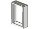 4071-1G Deur 2x6x7 Frame wit gebruikt *