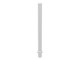 4095-1G Paal lengte 6,6 noppen met stop (Paraplu-stok) wit gebruikt *0L0000