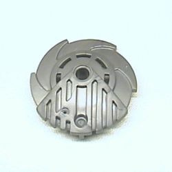 41660-66 Bionicle Wapen 5x5 schild met zaagblad grijs, lichtparel NIEUW *