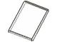 4448-12G Glas voor dakraam 4x4x3 transparant gebruikt *0L000