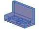 4865-14G Paneel 1x2x1 (bankje) rechte hoeken transparant donkerblauw gebruikt *1L017