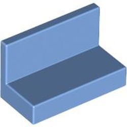 4865-42 Paneel 1x2x1 (bankje) rechte hoeken blauw, midden NIEUW *1L017