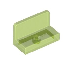 4865b-108 Paneel 1x2x1 (bankje) vlak afgeronde hoeken transparant heldergroen NIEUW *1L419