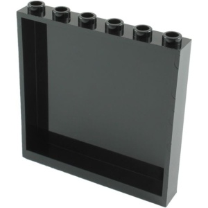 59349-11 Paneel 1x6x5 (zijkanten) zwart NIEUW *5D0000
