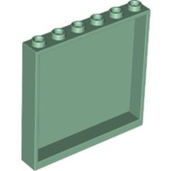 59349-48 Paneel 1x6x5 (zijkanten) groen, zandkleurig NIEUW *5D0000
