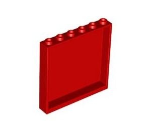 59349-5 Paneel 1x6x5 (zijkanten) rood NIEUW *5D0000