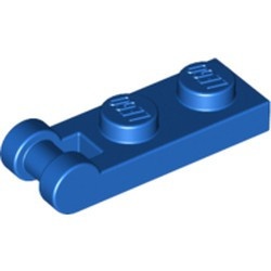 60478-7 Platte plaat 1x2 met gesloten hendel KOPZIJDE!!! blauw NIEUW *1L295