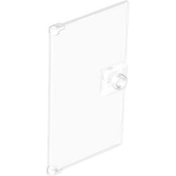 60616-12G Deur 1x4x6 met deurknop transparant gebruikt *1L0000