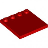 6179-5G Tegel 4x4 met noppen zijkant rood gebruikt *5K0000