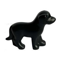 6201-11G Hond, Belville, staand zwart gebruikt *0D000
