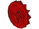 6589-5G Technic, Tandwiel 12 tanden plat rood gebruikt *0D000