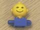 685px3c01-7G Geel hoofd met smile SPOETEN, blauwe schouder (Voor Homemaker grote poppen) Blauw (gebruikt)