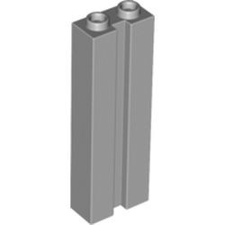 88393-86G Steen 1x2x5 MET SLEUF grijs, licht (blauwachtig) gebruikt *5K000