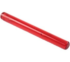 30374-17 Paal lengte 4 noppen (Ook deel lichtzwaard) transparant rood NIEUW loc