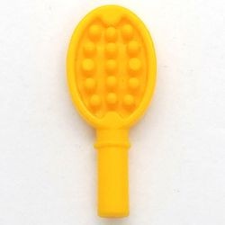 93080a-110 Haarborstel met hartje oranje, lichthelder NIEUW *0D0000