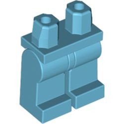 970c00-156 Benen en heupen gelijke kleur blauw, middenazuur NIEUW *2B000