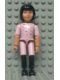 belvFem45G Meisje klein - Pink Shorts, Pink Shirt met Stars, Black Boots, Black Hair #5853 gebruikt *
