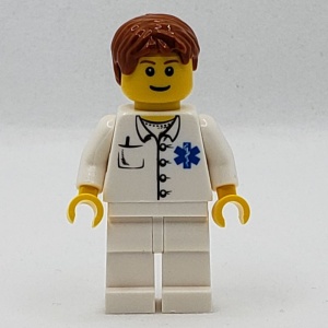 doc035bG Dokter- EMT logo donkeroranje haar nieuwe type gebruikt *0M0000