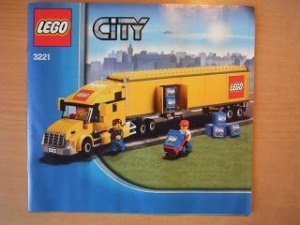 INS3221-G 3221 BOUWBESCHRIJVING- LEGO Truck gebruikt *