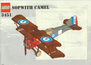 INS3451-G 3451 BOUWBESCHRIJVING: Sopwith Camel gebruikt *LOC RB