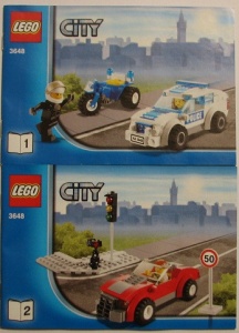 INS3648-G 3648 BOUWBESCHRIJVING- Police Chase (2 boekjes) gebruikt *