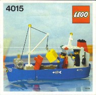 INS4015-G 4015 BOUWBESCHRIJVING- Vrachtboot gebruikt *LOC M1