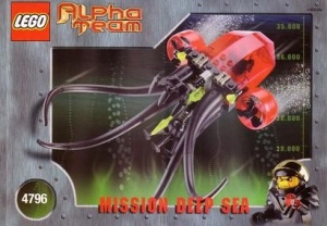 INS4796-G 4796 BOUWBESCHRIJVING- Alpha Team- Ogel Mutant Squid gebruikt *